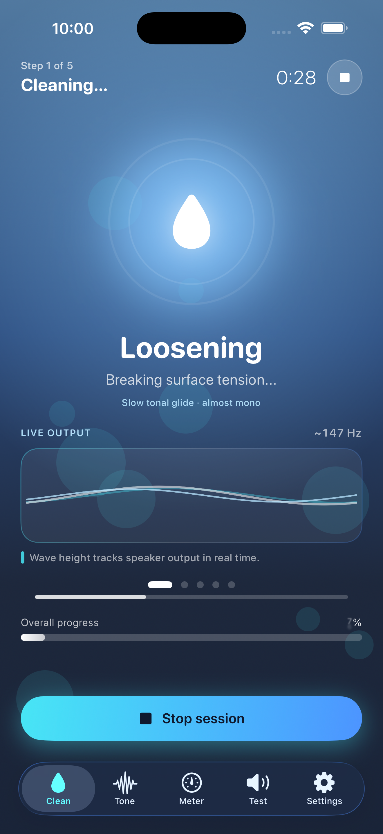 WaveFix loosening phase