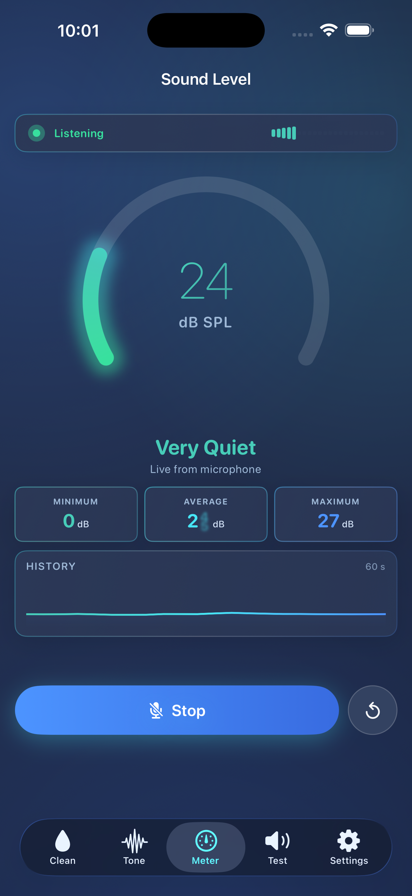 WaveFix sound meter